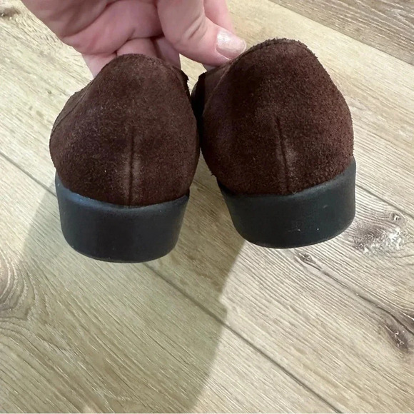 Dr. Scholl’s Diana Women’s Leather Suede Brown Slip-On Mule Loafers Size 9 GUC - Picture 8 of 9